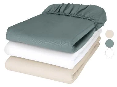 LIVARNO® Satijnen hoeslaken 180-200 x 200 cm