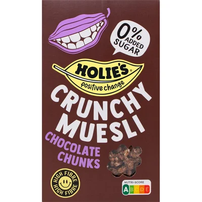 Holie's Crunchy muesli chocolate chunks