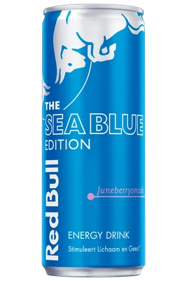 Red Bull Energy drink sea blue edition
