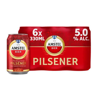 Amstel Pilsener bier blik