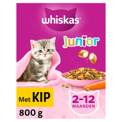 Whiskas Droog Junior Kip