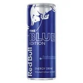 Red Bull energy drink blue edition