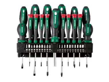 PARKSIDE® Schroevendraaierset met wandhouder