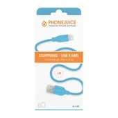 Phonejuice USB kabel 1 meter blauw