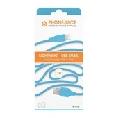 Phonejuice USB kabel 3 meter blauw