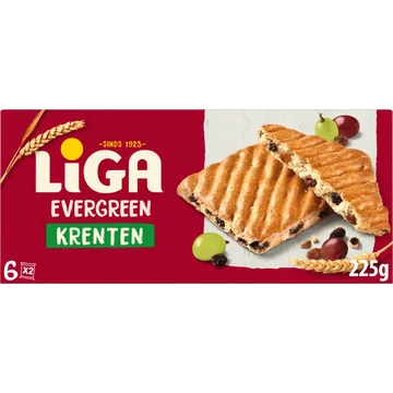 Liga Evergreen krenten 6 x 2 stuks