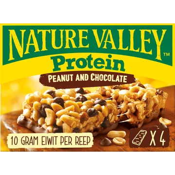 Nature Valley Protein Peanut and Chocolate Reep 4 x 40 g