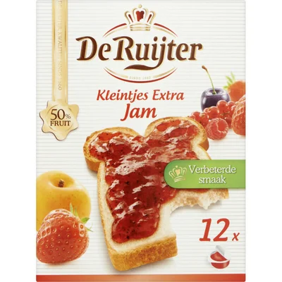 De Ruijter Kleintjes Extra Jam 12 x 25 g