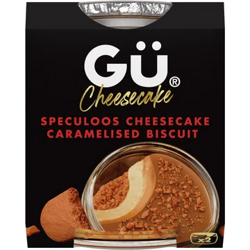 Gü Speculoos Cheesecake Caramelised Biscuit 2 x 82 g
