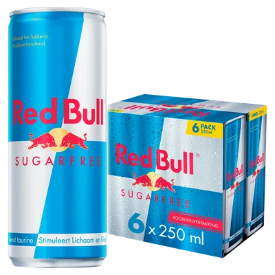 Red Bull Energy drink suikervrij 6-pack