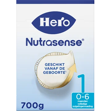 Hero Nutrasense 1 0-6 Maanden Volledige Zuigelingenvoeding 2 x 350 g
