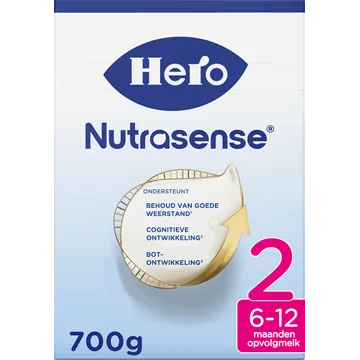 Hero Nutrasense 2 6-12 Maanden Opvolgmelk 2 x 350 g