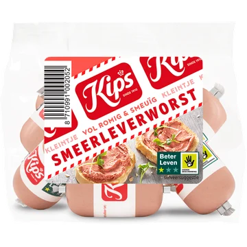 Kips Kleintje Smeerleverworst 6 x 20 g