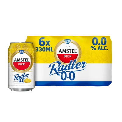 Amstel Radler citroen 0.0 bier blik