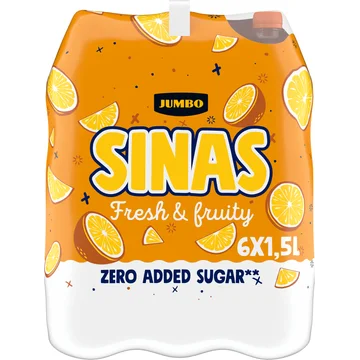 Jumbo Sinas Fresh & Fruity 6 x 1,5 L