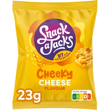 Snack A Jacks Crispies Kaas Rijstwafels 23 gr