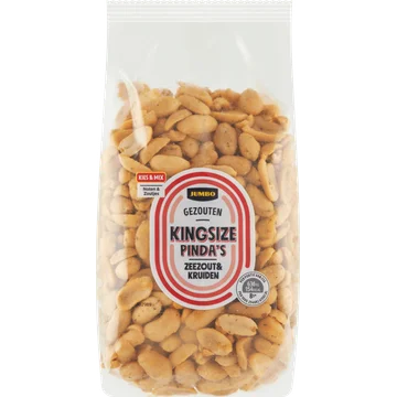 Jumbo Gezouten Kingsize Pinda's 350 g