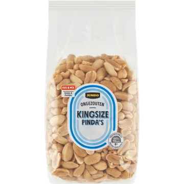 Jumbo Ongezouten Kingsize Pinda's 350 g