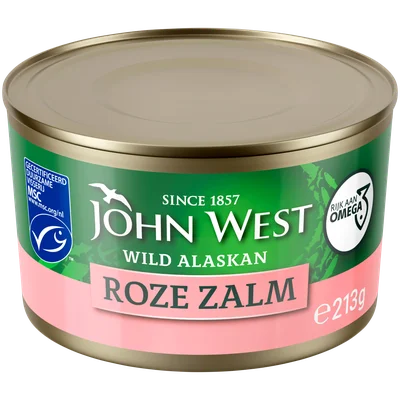 John West Zalm roze