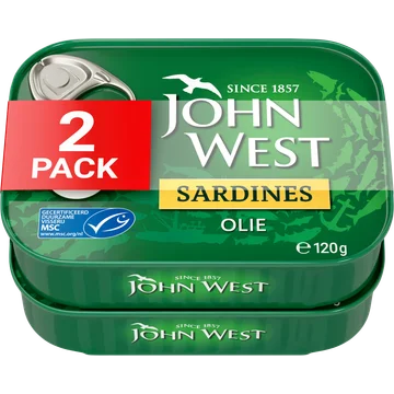 John West Sardines in Olie 2-pack 2x120g