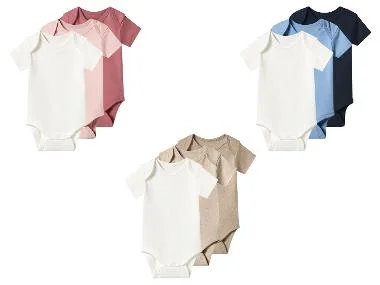 lupilu® Set van 3 baby rompers