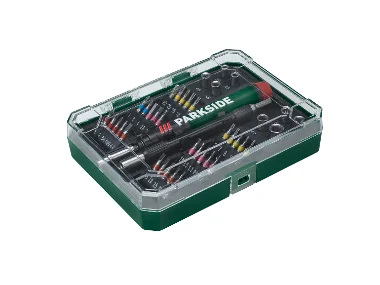 PARKSIDE® Boor-, bit- en dopsleutelset
