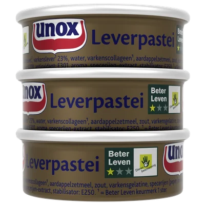 Unox Leverpastei 3 pack