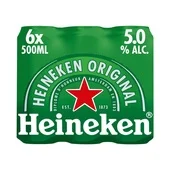 Heineken pils 6-pack blik 500 ml