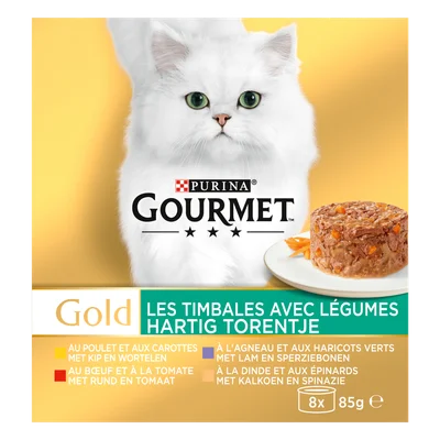 Gourmet Gold hartig torentje rund 8 stuks