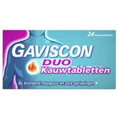 Gaviscon Duo kauwtabletten (24 st)