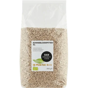 Raw Organic Food Zonnebloempitten XL 1800 g (1.8 kg)