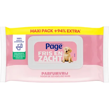 Page Vochtig Toiletpapier Sensitive Maxi (38 st)