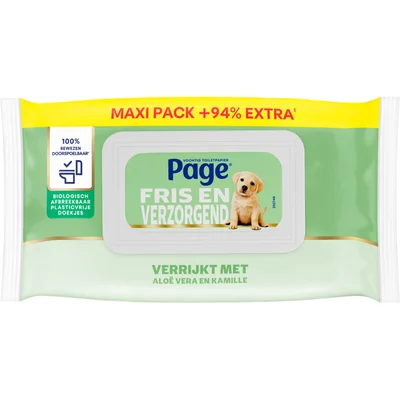 Page Vochtig Toiletpapier Aloë Vera (74 st)
