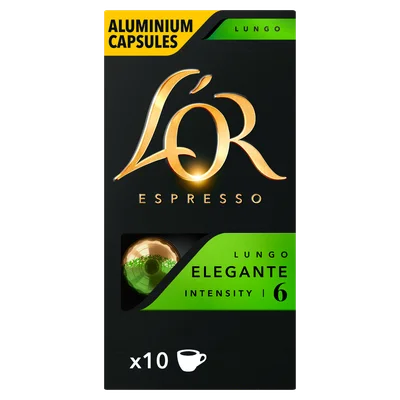L'Or Lungo elegante koffiecups Doos 10 st (10 st)