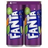 Fanta cassis blik 330 ml (1 l)