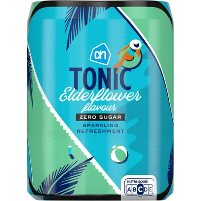 AH Tonic elderflower flavour zero 4-pack