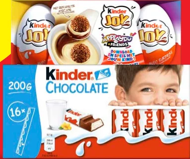 KINDER chocolade