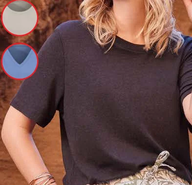 ESMARA Linnen dames T-shirt