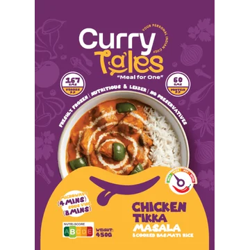 CurryTales Tikka Masala & Rijst Vriesvers 450g