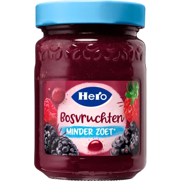 Hero Jam Minder Zoet Bosvruchten 325g