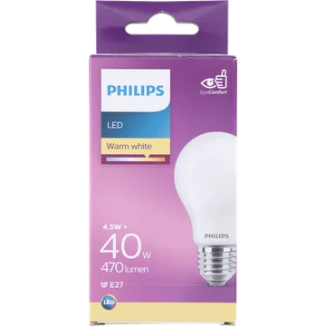 Philips LED Lamp Mat - 40 W - E27 - warmwit licht