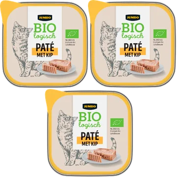 Jumbo Biologisch Paté met Kip 3 x 100 g