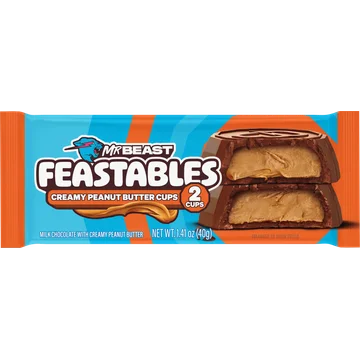 Feastables Mr Beast Cups Creamy Peanut Butter 40g