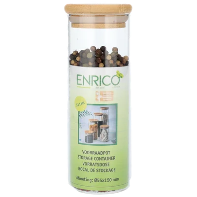 Enrico bamboe bewaarbus 311ml