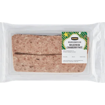 Jumbo Bourgondische Wildzwijn Cranberry Paté ca. 140g