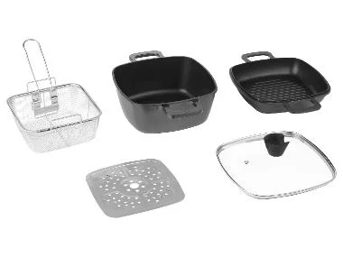 SILVERCREST® Multifunctionele pannenset 5-delig