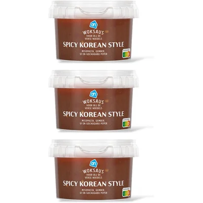 AH Woksaus spicy Korean style 3-pack