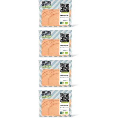 Streeckgenoten Biologisch pikant gehakt 4-pack
