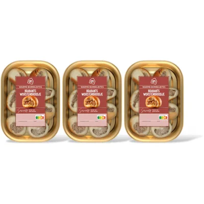 AH Brabants worstenbroodje 3-pack