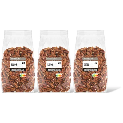 AH Pecannoten ongebrand 3-pack